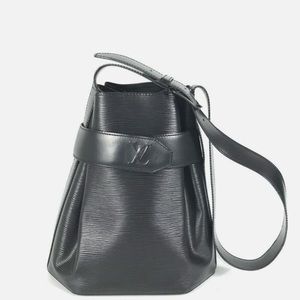Authentic Louis Vuitton Epi Sac D'épaule Leather Shoulder Bag